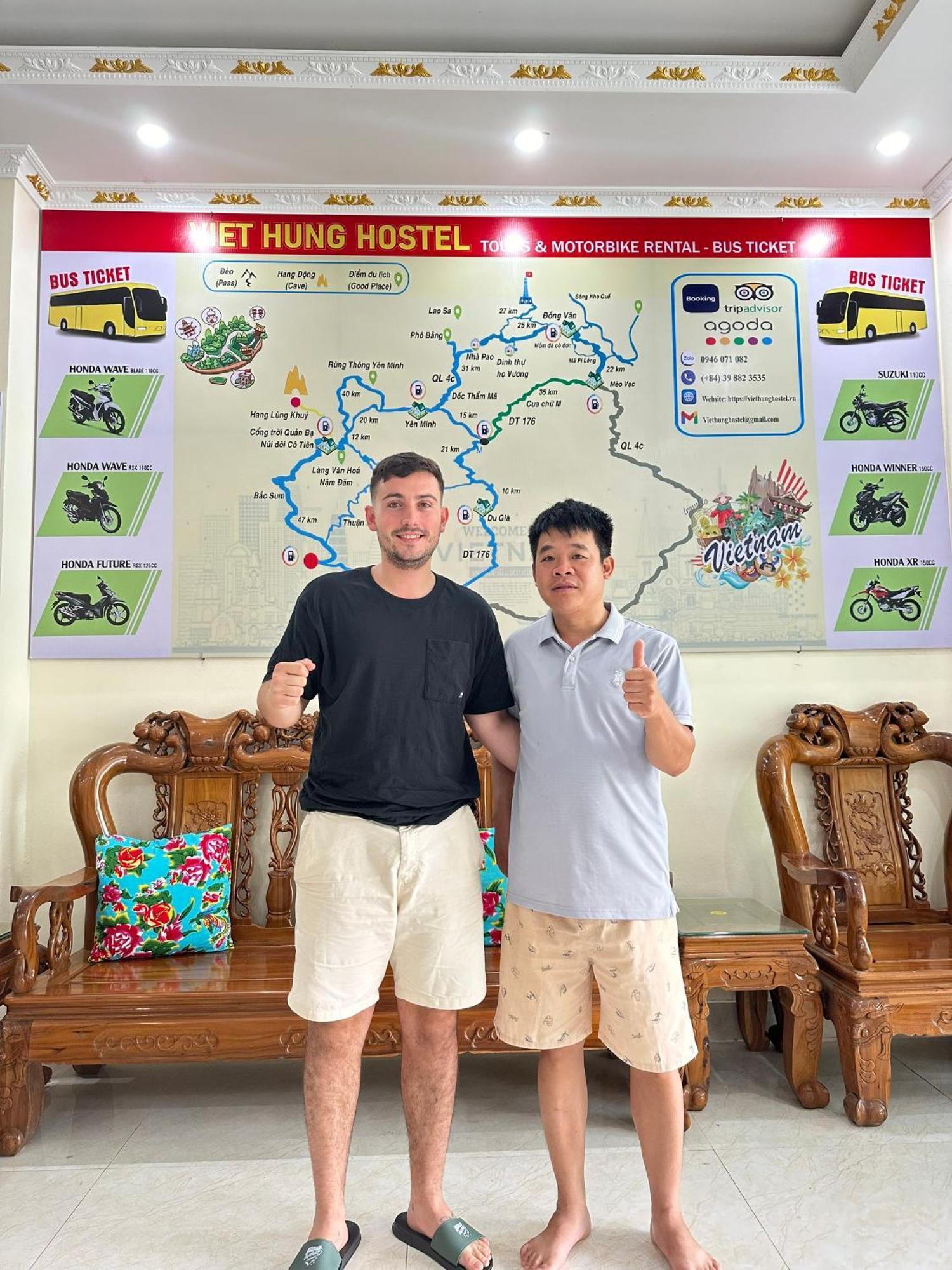 Viethung Hostel-Motorbikes For Rental - Tour Lang Lap Exterior photo